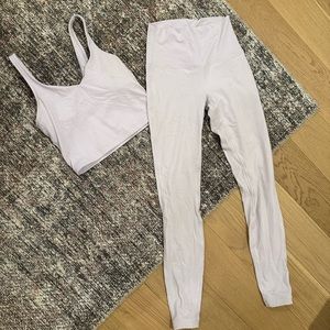 Lululemon Light Purple Align Set
